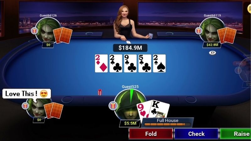 Chơi Poker online cực hấp dẫn