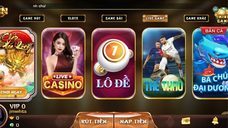 Khám phá sảnh Live Casino